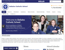 Tablet Screenshot of desalescatholicschool.org